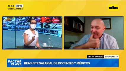 Reajuste salarial de docentes y médicos