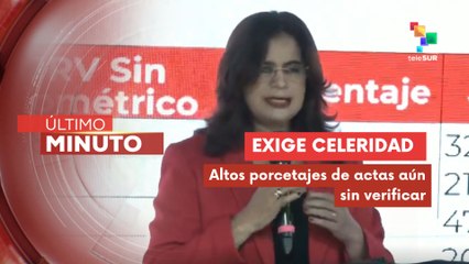 Moncada: Ejerceremos las acciones previstas en ley en el plazo establecido para el escrutinio general definitivo