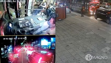 Pasajero atacó bus por no dejarlo subir en parada prohibida