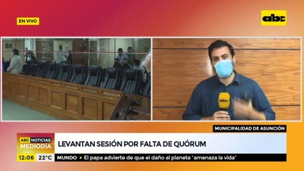 Junta Municipal de Asunción levanta sesión por falta de quórum