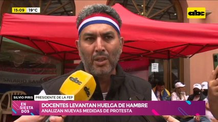 Docentes levantan huelga de hambre pero no aseguran retorno a clases