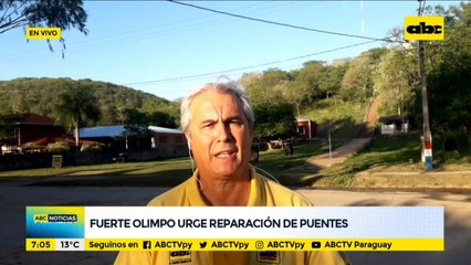 Fuerte Olimpo urge reparación de puentes