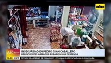 Delincuentes armados robaron una despensa en Pedro Juan Caballero
