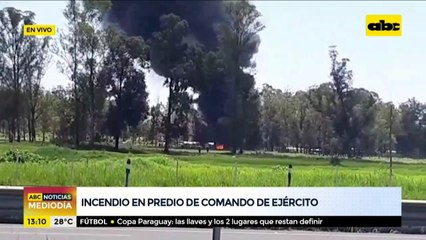Se quemaron varios baños portátiles de la SEN en predio del Comando del Ejército