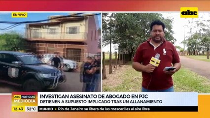 Detienen a supuesto asesino de abogado en PJC