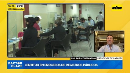 Continúan los procesos lentos en la Dirección General de los Registros Públicos