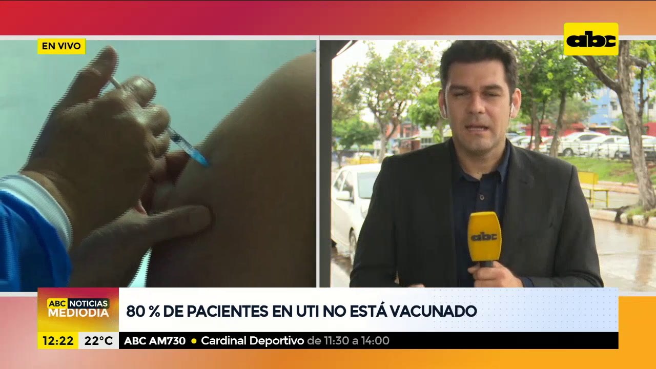 80% de pacientes en UTI no está vacunado