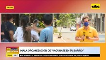 Reportan mala organización de "Vacunate en tu barrio"