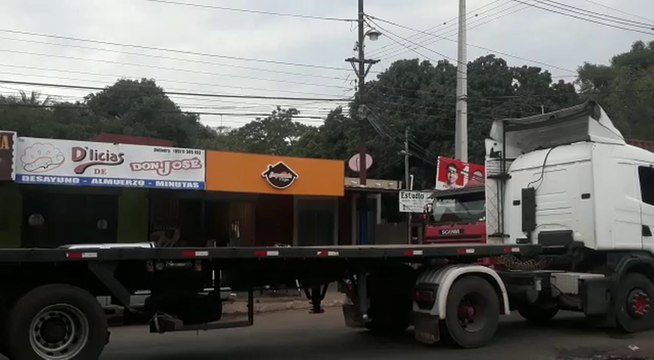 Columna cayó sobre escuela en San Lorenzo