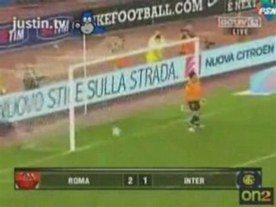 AS Roma 2-1 Inter Milan riassunto coppa Italia final goals