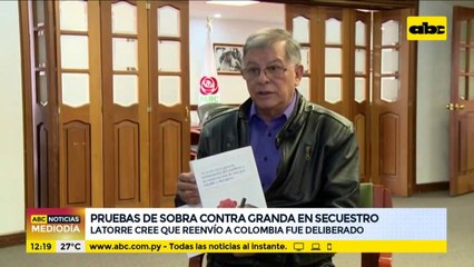 Existe pruebas de sobra contra Granda en secuestro de Cubas, afirma exfiscal Latorre