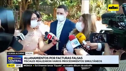 Allanamientos simultáneos por caso de facturas falsas
