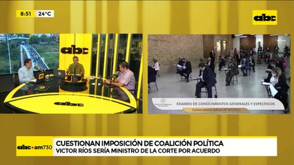 Coalición política impone a senador liberal en terna para Corte Suprema