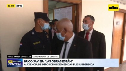 Audiencia de imposición de medidas de Hugo Javier fue suspendida