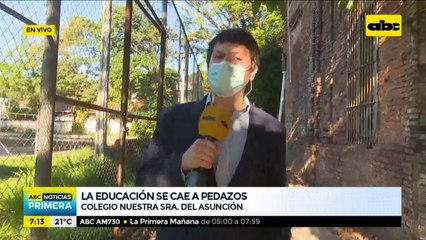 Colegio Nuestra Señora de Asunción, abandonado y en pésimas condiciones