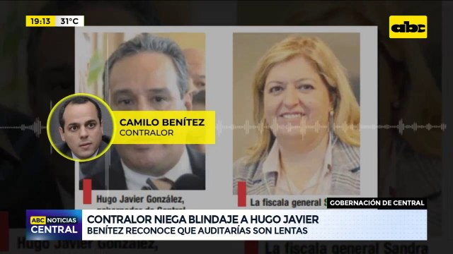 Contralor niega blindaje a Hugo Javier, aunque reconoce que auditorías son lentas