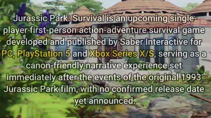 JURASSIC PARK SURVIVAL New Gameplay Trailer _ FIRST PERSON SURVIVAL with Dinosaurs