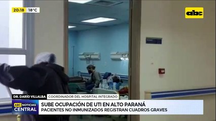 Sube el número de internados por Covid-19 en el Alto Paraná
