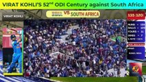 Virat Kohli 52nd ODI Hundred vs South Africa | 135 Runs Masterclass | 1st ODI Ranchi 2025 Highlights