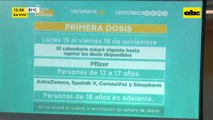 Tercera dosis para personas de 18 años que completaron esquema de vacunación