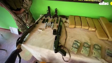 Detienen A Un Hombre Que Tenía Guardadas Varias Armas, Cerca De 8 Kilos De Marihuana Y 46 Millones De Guaraníes