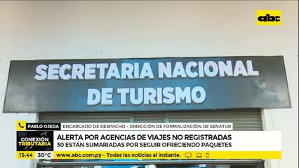 La SENATUR alerta sobre estafas de agencias de viajes irregulares