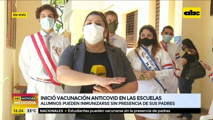 Alumnos pueden recibir dosis anticovid sin la presencia de sus padres