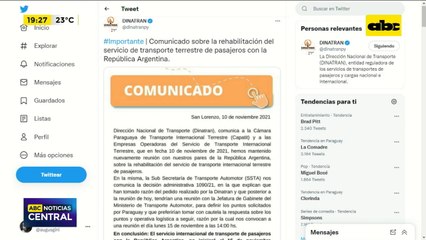 Viajes en bus a Argentina no se reanudarán el 15 de noviembre