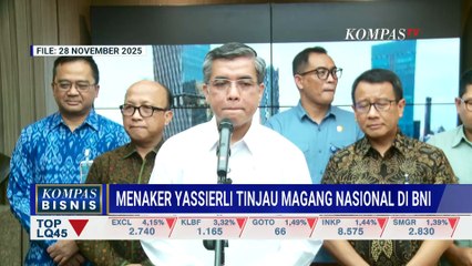 Menaker Yassierli Tinjau Langsung Pelaksanaan Magang Nasional di BNI