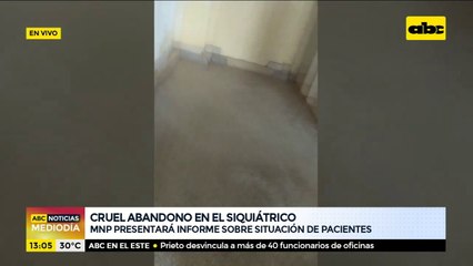 Denuncian situación inhumana y de total abandono en el neuro psiquiátrico