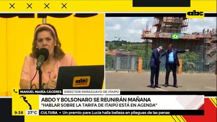 Abdo y Bolsonaro se reunirán éste miércoles en Brasilia