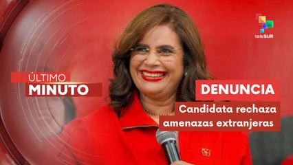 Candidata Rixi Moncada denuncia injerencia de EE.UU. en elecciones generales