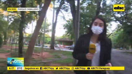 Parque Caballero, en total estado de abandono