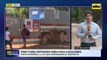 Directores de obras defienden obra para gasolinera frente a la Embajada Americana