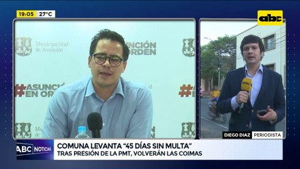 Municipalidad de Asunción levanta campaña “45 días sin multa”