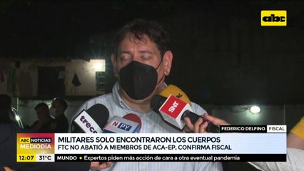 Militares solo encontraron los cuerpos de miembros de la ACA-EP