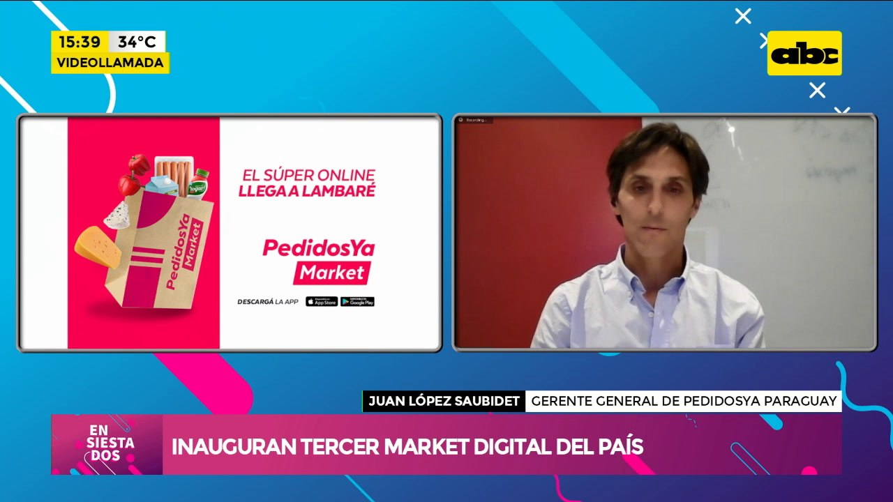 PedidosYa inaugura su tercer market digital del país
