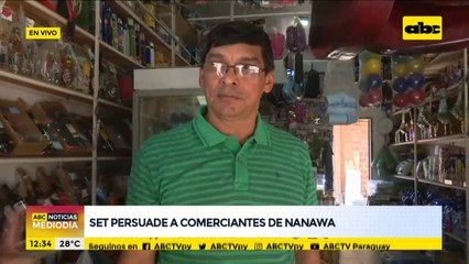 Comerciantes de Nanawa reclaman que la SET exige formalización, pese a "no ofrecer ningún tipo de ayuda"