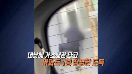 가스 배관 타고 아파트 침입...카메라에 포착된 범행 모습 [앵커리포트] / YTN