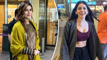 Bollywood Divas Gets Clicked At Mumbai Airport Arrival: Kriti Sanon & Alaya F!