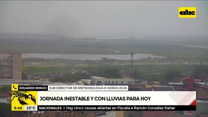 Anuncian jornada inestable para hoy