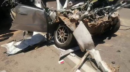 Joven de 19 años muere en accidente entre vehículo y colectivo