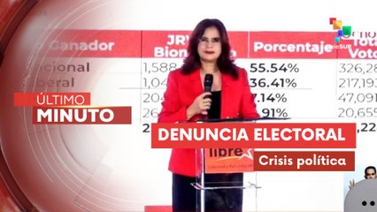Partido Libre denuncia fraude electoral en Honduras y exige transparencia