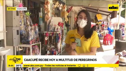 Comerciantes de Caacupé reportan bajas ventas