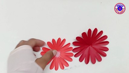 How To Make Flower With Paper | Flower Making with Paper | Flores de Papel