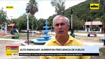 Aumentan frecuencia de vuelos en Alto Paraguay
