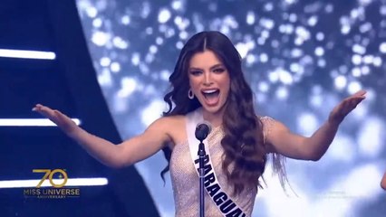 Nadia Ferreira en las preliminares de Miss Universo 2021