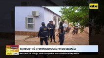 4 casos de feminicidios durante el fin de semana