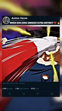 WHEN SON GOKU AWAKEN ULTRA INSTINCT 💔 🔥