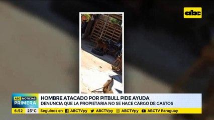 Hombre atacado por perro pitbull pide ayuda para sus tratamientos